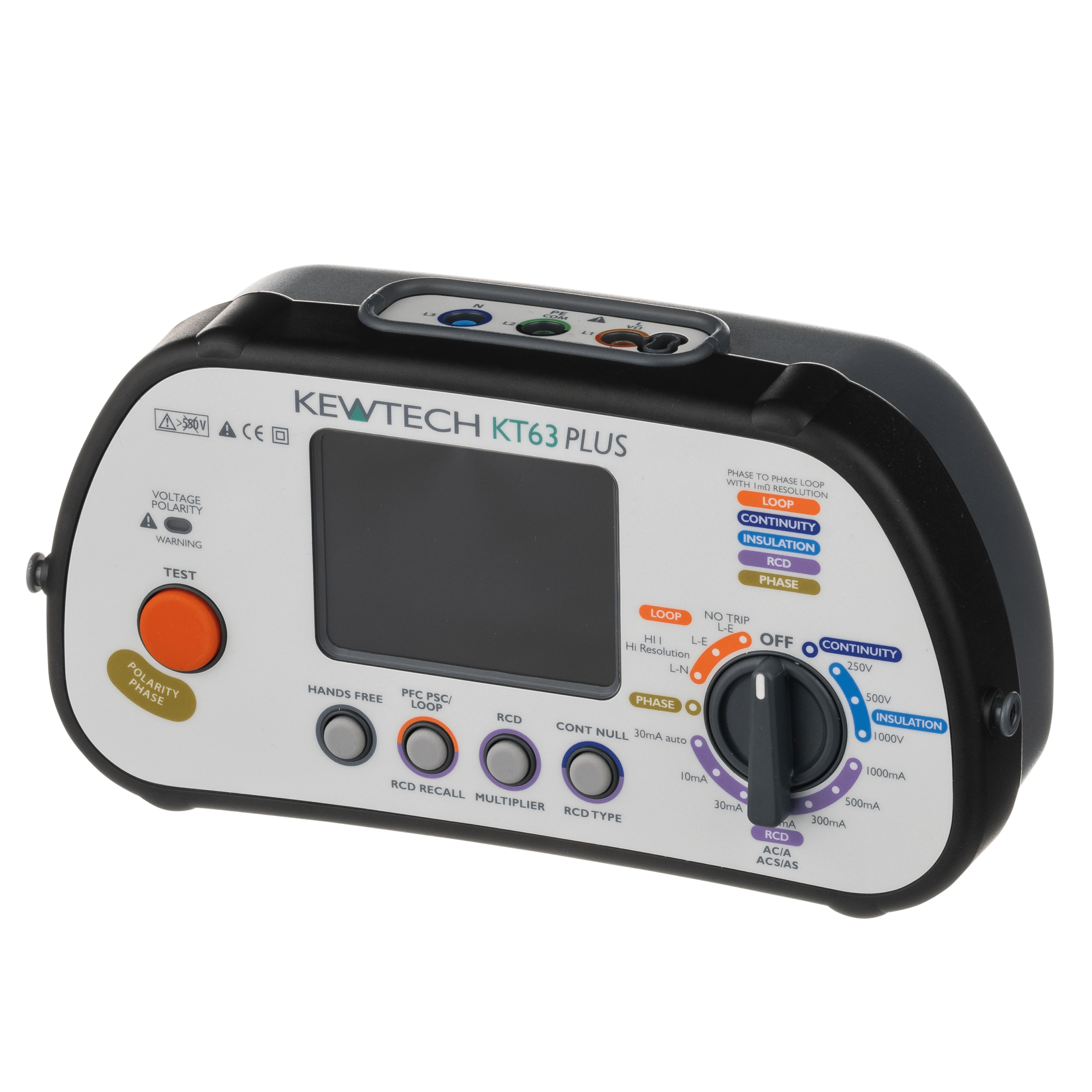 KT63PLUS Multifunction Tester - Kewtech