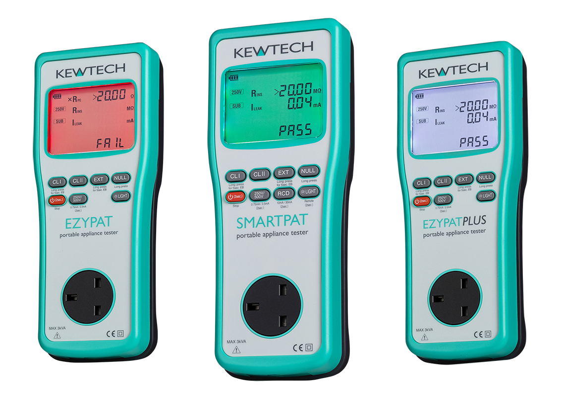 Kewtech ezypat Battery Operated PAT testeur with Business Kit pbk101 kit4z 