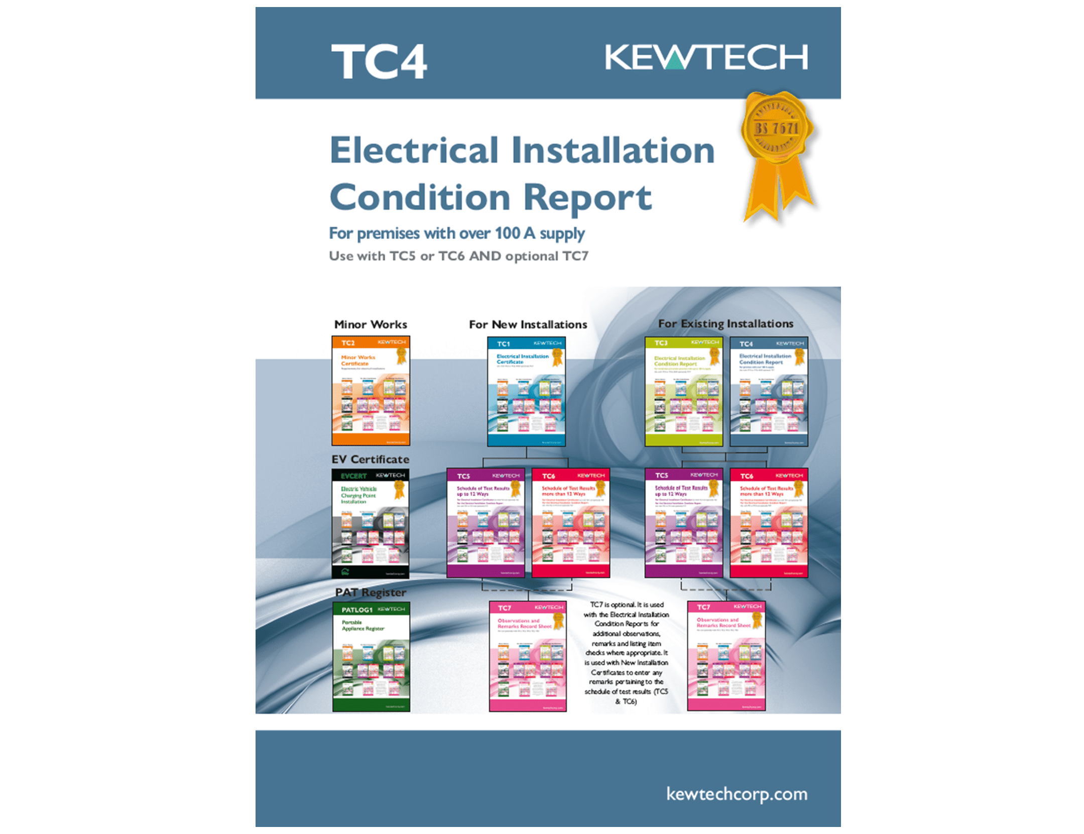 TC4 Electrical installation condition certification - Kewtech
