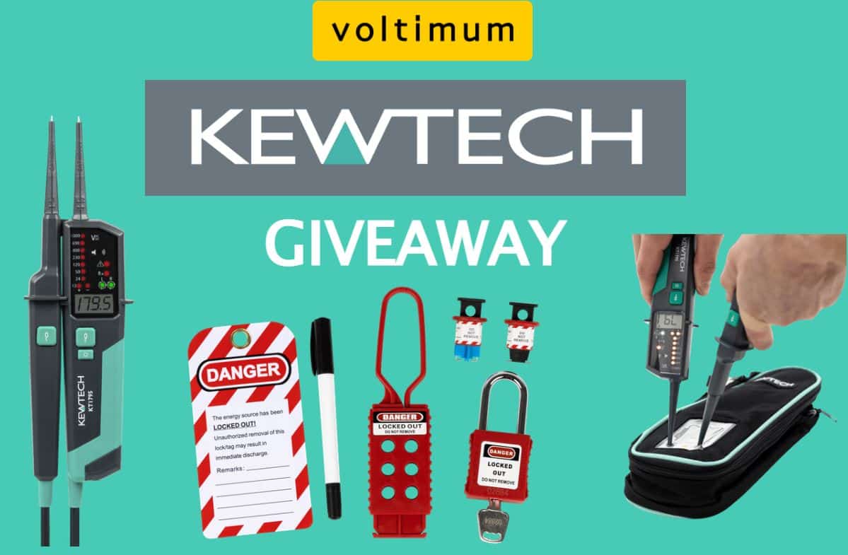 WIN a Safe Isolation Kit for FREE! Kewtech