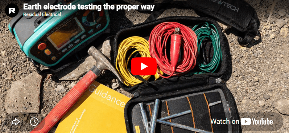 How to perform an earth electrode test